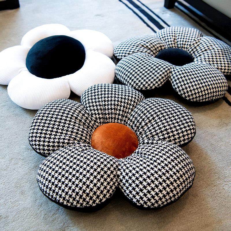 花朵抱枕坐垫客厅沙发靠枕办公室椅子靠背垫飘窗垫床上装饰ins风,居家布艺,靠垫/抱枕,淘宝优惠券,粉丝福利购,淘宝优惠卷