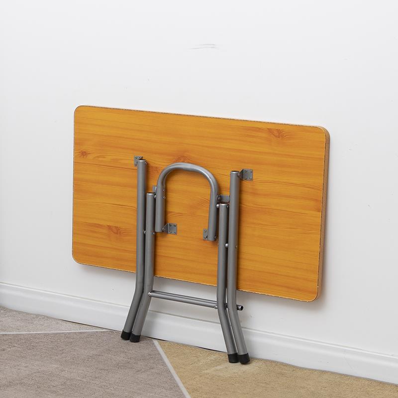 简易小折叠桌吃饭小桌家用折叠餐桌便携式户外长方形老式农村桌子