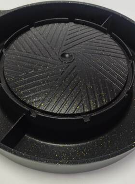 韩式水煎肉卡式炉烤涮一体锅多功能烧烤火锅两用烤肉锅明火大容量