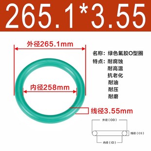 275 3.55 260 290 285 280 D272 270 265 258 氟胶O型圈内径255