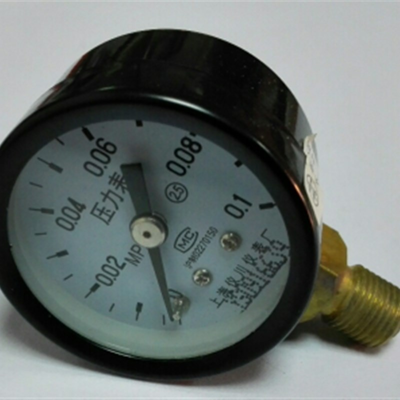 径向 小压力压力表 y40 y-40 0~2.5mpa 气体 液体 螺纹M10*1 40mm