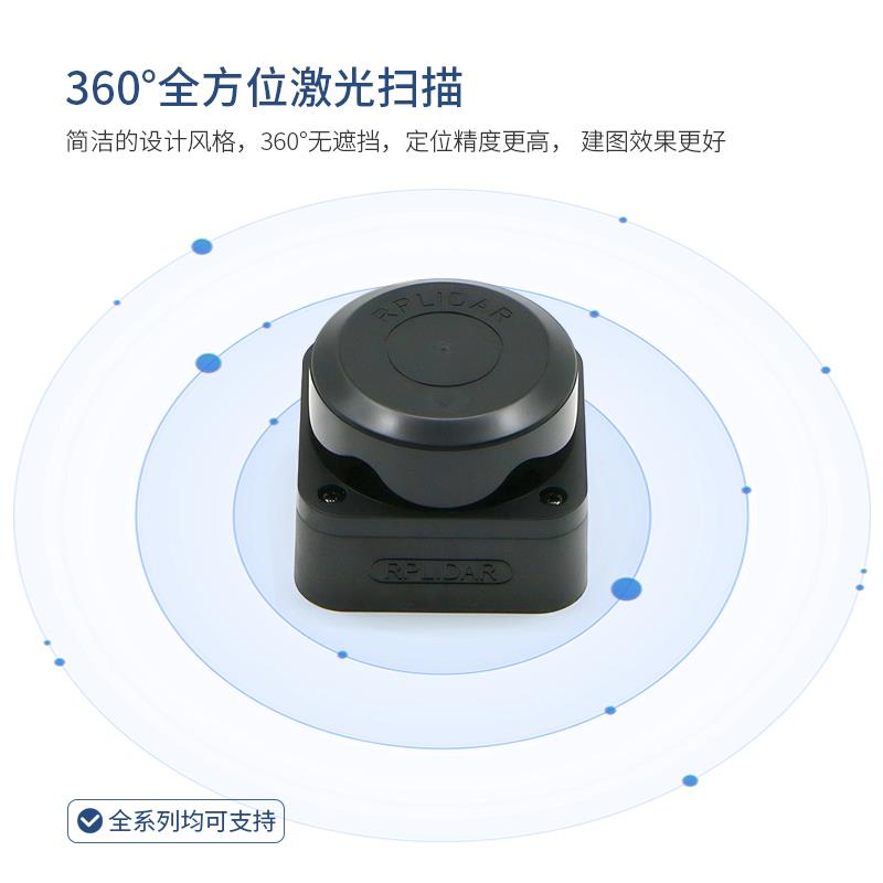 思岚激光雷达RPLIDAR A1 C1 S2 SLAMTEC DTOF测距导航赠送ROS资料
