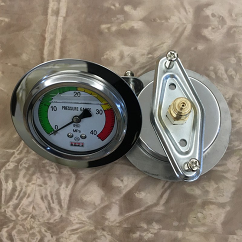 液压机防震压力表0-40MPA代体泰科思注0-5800psi塑机耐震表tecsis