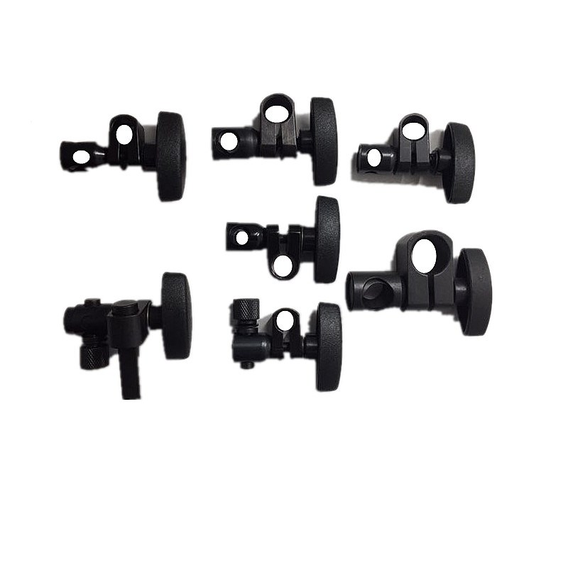 磁性表座链接杆铝夹头固定锁紧夹子夹紧块立柱锁紧旋钮螺母扣件