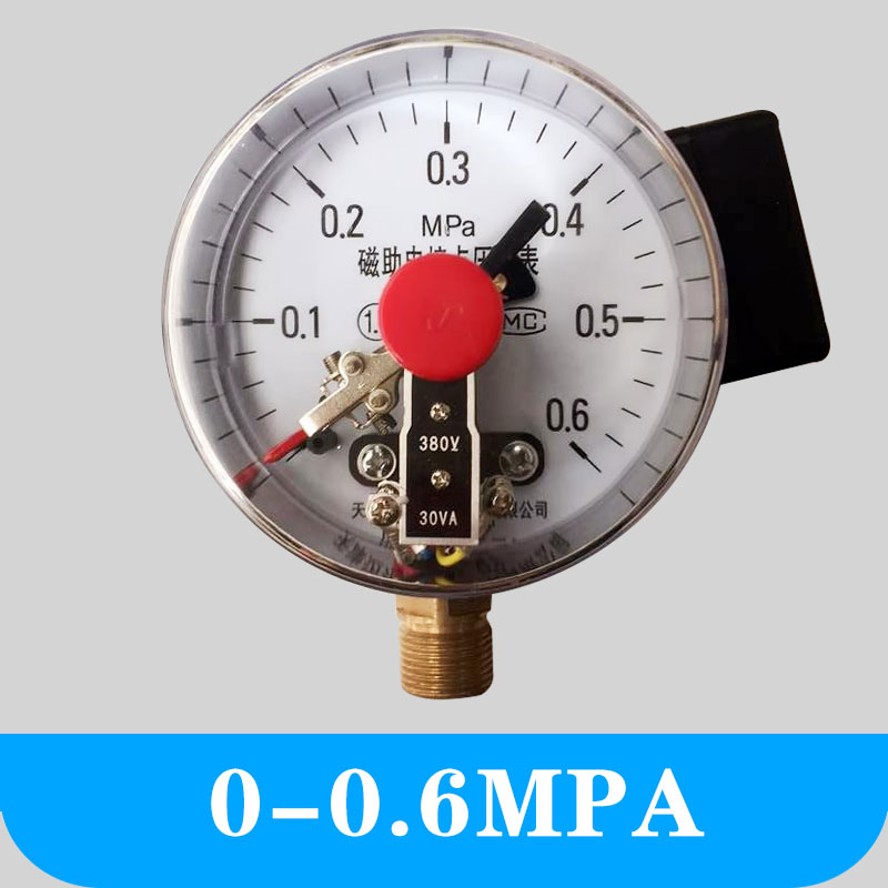 YXC-100磁助式电接点压力表 0-0.6/1/1.6/2.5/10/25/60MPA
