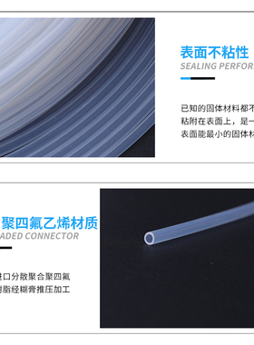 四氟管 聚四氟乙烯管 F46管 塑料管 透明管 耐腐蚀 高温 低温管