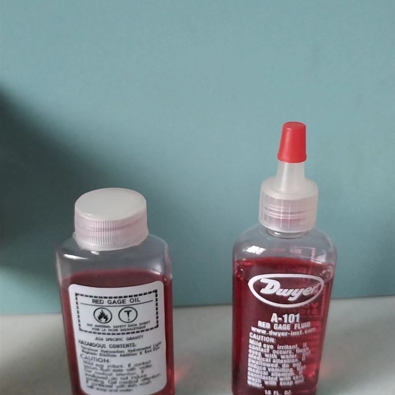 德威尔红油压差表压差计方形洁净室过滤器空调箱养殖场液体倾斜式