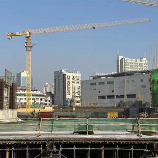 HPA125平头塔机8T全变频塔机可配L46A片式 标准节Toplesscrane