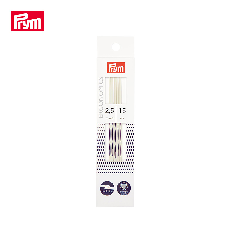德国Prym人体工学双尖直针袜子针
