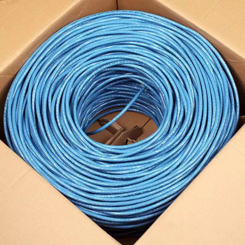 热销纯铜五类六类监控网络线千兆室外100/300米8芯家用高速宽带双