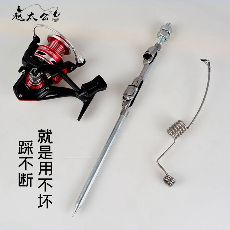 热销新款自动钓鱼竿弹簧竿海竿套装渔具袖珍便携小自动竿自动弹起