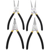 热销鹰之印 卡簧钳7寸内卡外卡黄钳挡圈钳内直外弯内弯弹簧钳卡环