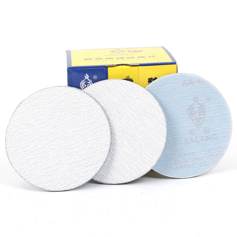 热销霸狼5寸125植绒砂纸片气磨机砂纸自粘式气动打磨机抛光圆形沙