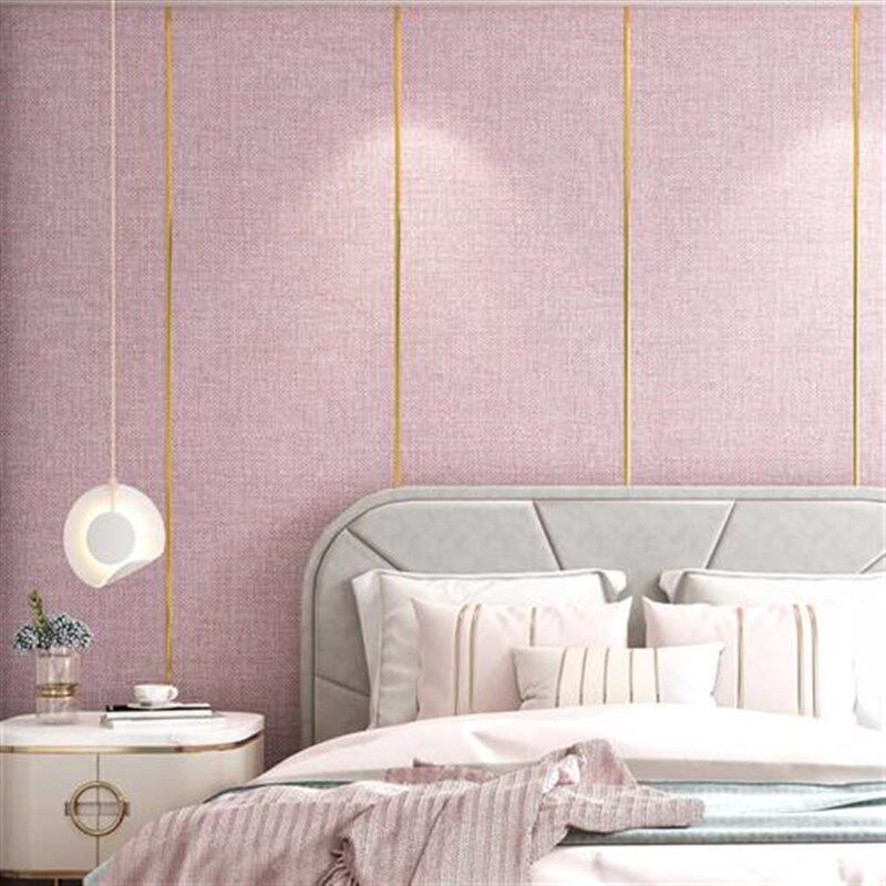 热销2023新款亚麻电视背景墙壁布墙纸墙壁纸自粘家用无缝全屋卧室