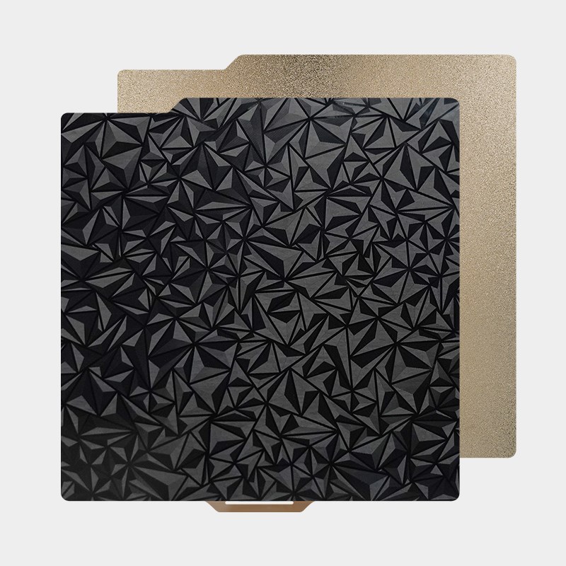 热销竹子3D打印双面喷涂PEI弹簧钢板贴膜拓p1p x1竹热床平台257x2