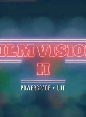 SERR FilmVision V2 LUT Pack 复古柯达Vision3 500T/250D胶片