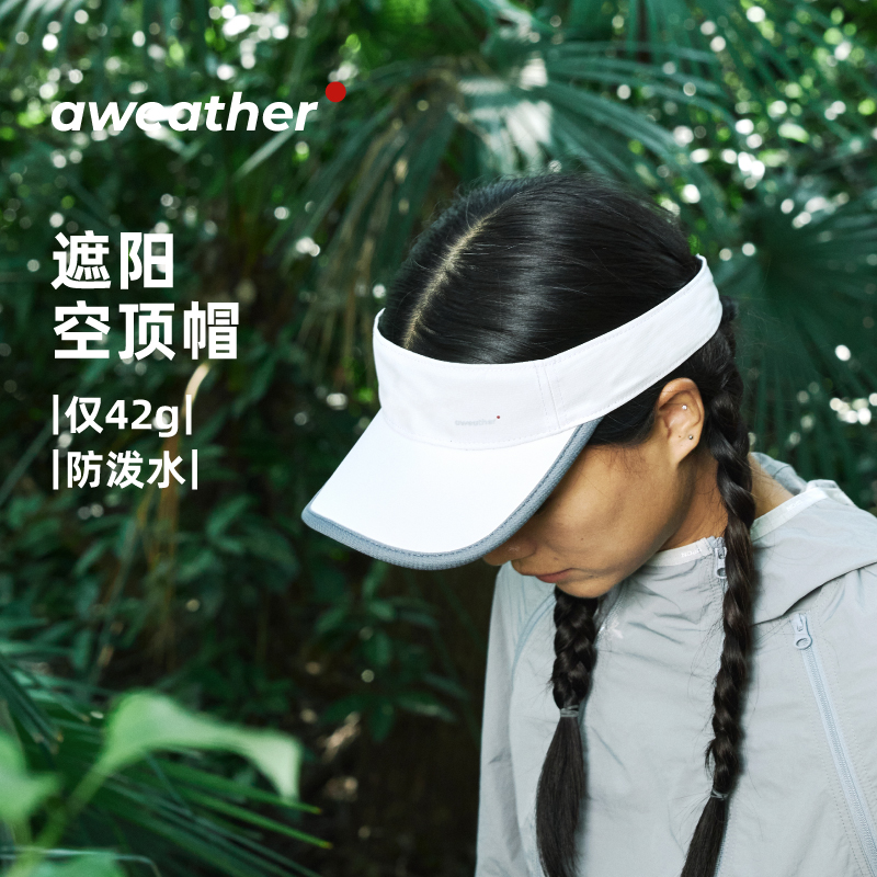 輕量親膚防水防曬復古跑步空頂帽