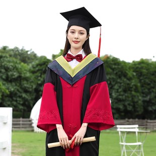 学士服大学生毕业礼服内搭文科本科硕士服男女演出拍照导师服