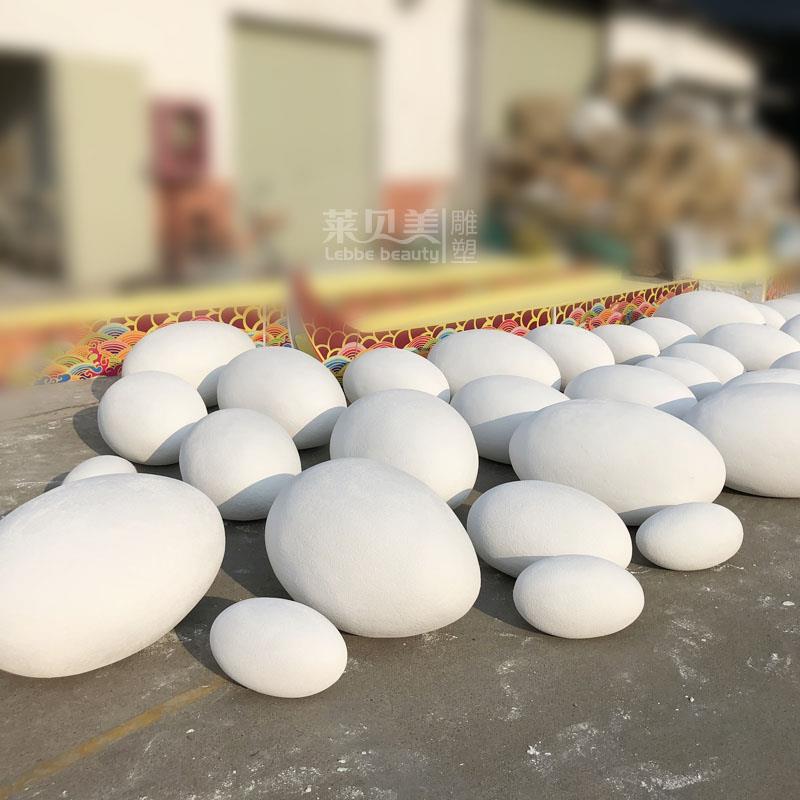 泡沫雕塑专卖店橱窗真石漆鹅卵石头小品景观装饰美陈摆件道具定制