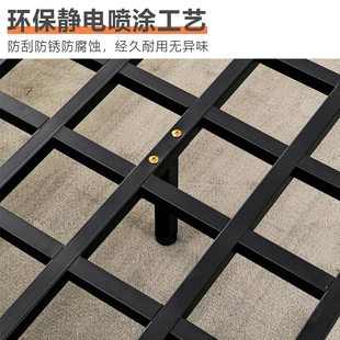 排骨架牀骨架子牀板支撑架1.8米防潮全钢铁架龙骨架牀架支伸缩杆1