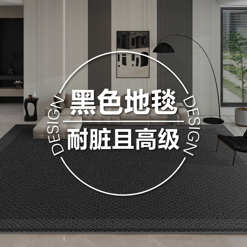 地毯客厅法式简约卧室防水可擦免洗满铺床边轻奢高级懒人沙发地垫
