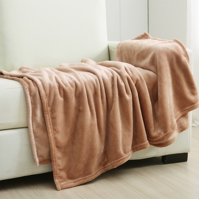 HJ毛毯夏季加大珊瑚绒法兰绒毯子厚床单盖毯双人毛巾被沙发空调被