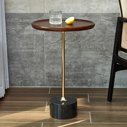 北欧实木高脚边几角几沙发边柜边桌小茶几创意床头移动原木小圆桌