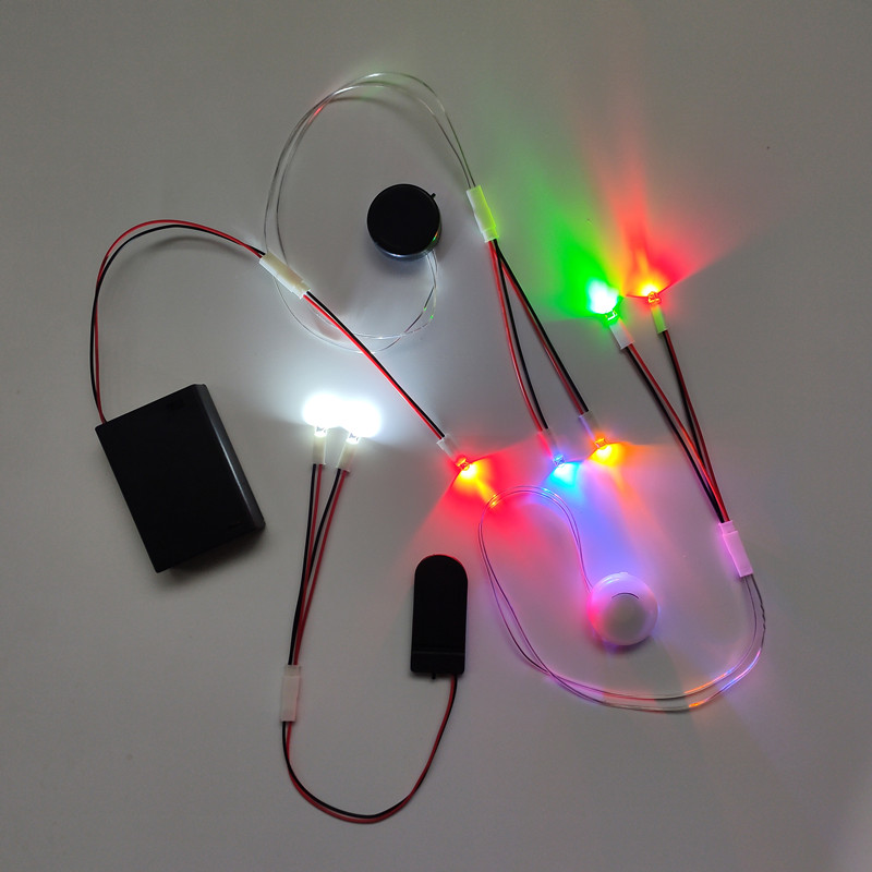 LED草帽灯珠发光二极管DIY手工小灯泡迷你点光源4-6V装饰led小灯