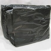 环卫特大号黑色加厚垃圾袋130X150CM 物业保洁塑料袋商用 50只大码