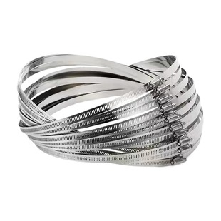 304不锈钢卡箍抱箍强力固定接口调节管夹管箍烟管扣箍紧固卡扣锁