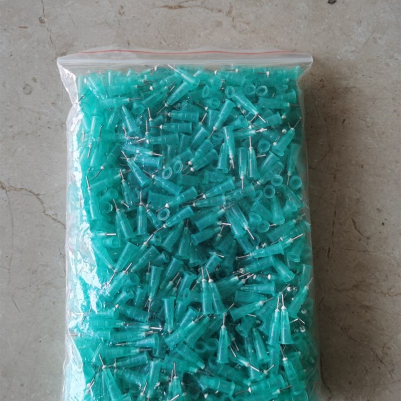 打胶针头塑座不锈钢针头点胶机针筒针咀卡口塑钢针头