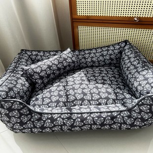 全可拆洗方窝 通用牛津布帆布耐磨耐咬中大型犬宠物窝 春夏季 四季