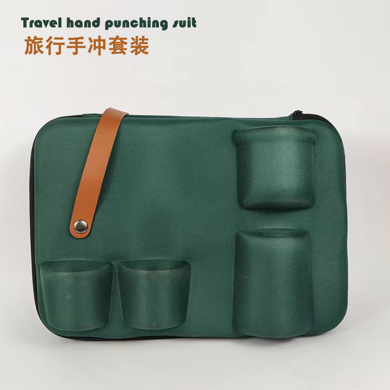 手冲咖啡旅行套装户外露营咖啡器具不锈钢手冲壶过滤杯便携礼盒装