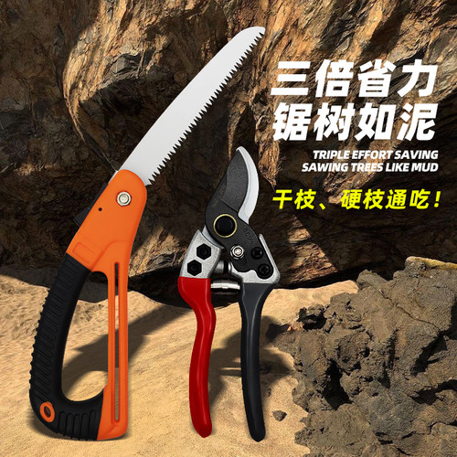 修枝剪园艺剪树枝专用剪刀强力剪