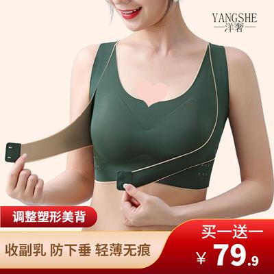 洋奢爆款内衣女大胸小胸聚拢显瘦不跑杯防下垂美背文胸