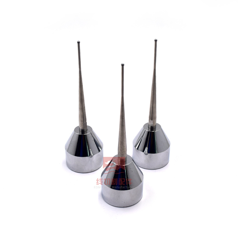 电火花机配件钨钢分中球强磁基准球头分钟校正球底座寻边器长100L