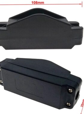 线上中途开关手捏按钮3-220V通用大功率16A/30A四脚两档带灯红色