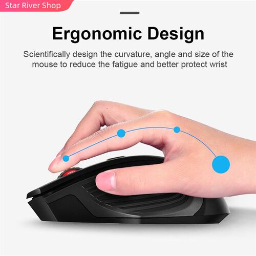 好货USB Wireless Mouse 2000DPI USB 2.0 Receiver Optical Comp
