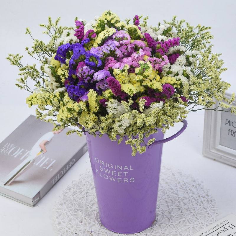 客厅花束干花欧式风格薰衣草勿忘我网红ins装饰摆件家居摆设干花