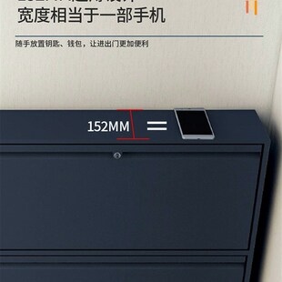 新品全铝合金鞋柜超薄鞋柜13cm15cm钢制翻斗14-17cm窄鞋柜门口玄