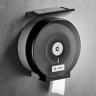 圆形大卷纸盒公测防水厕所盒子配件酒店放卷筒纸纸巾架宾馆纸箱大