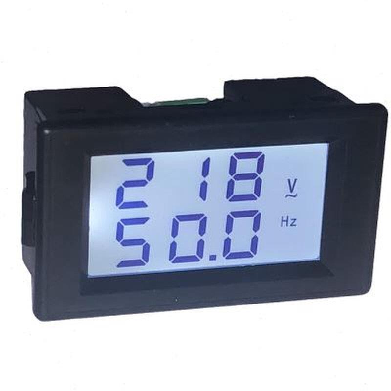 数显AC380v220v电压表频率表二合一双表头发电机电压频率测试仪HZ