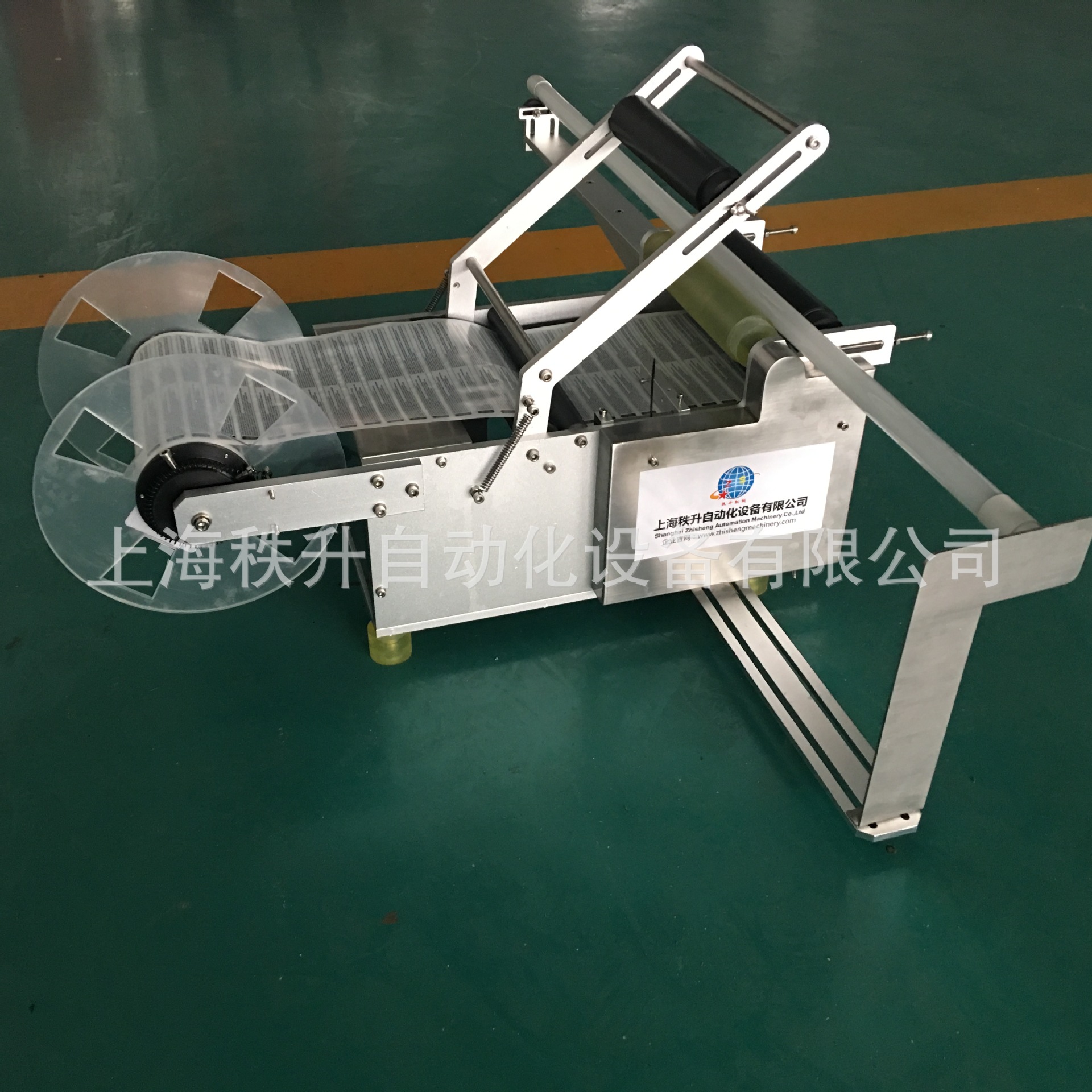 灯管贴商标半自动贴标机 长管子贴标签机器 半自动贴标机 贴标机