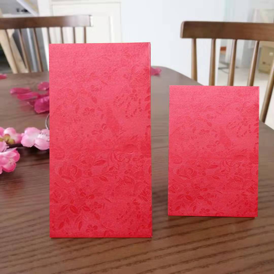 无字红包结婚收礼金利是封工资奖金大红色信封袋个性创意迷你小红