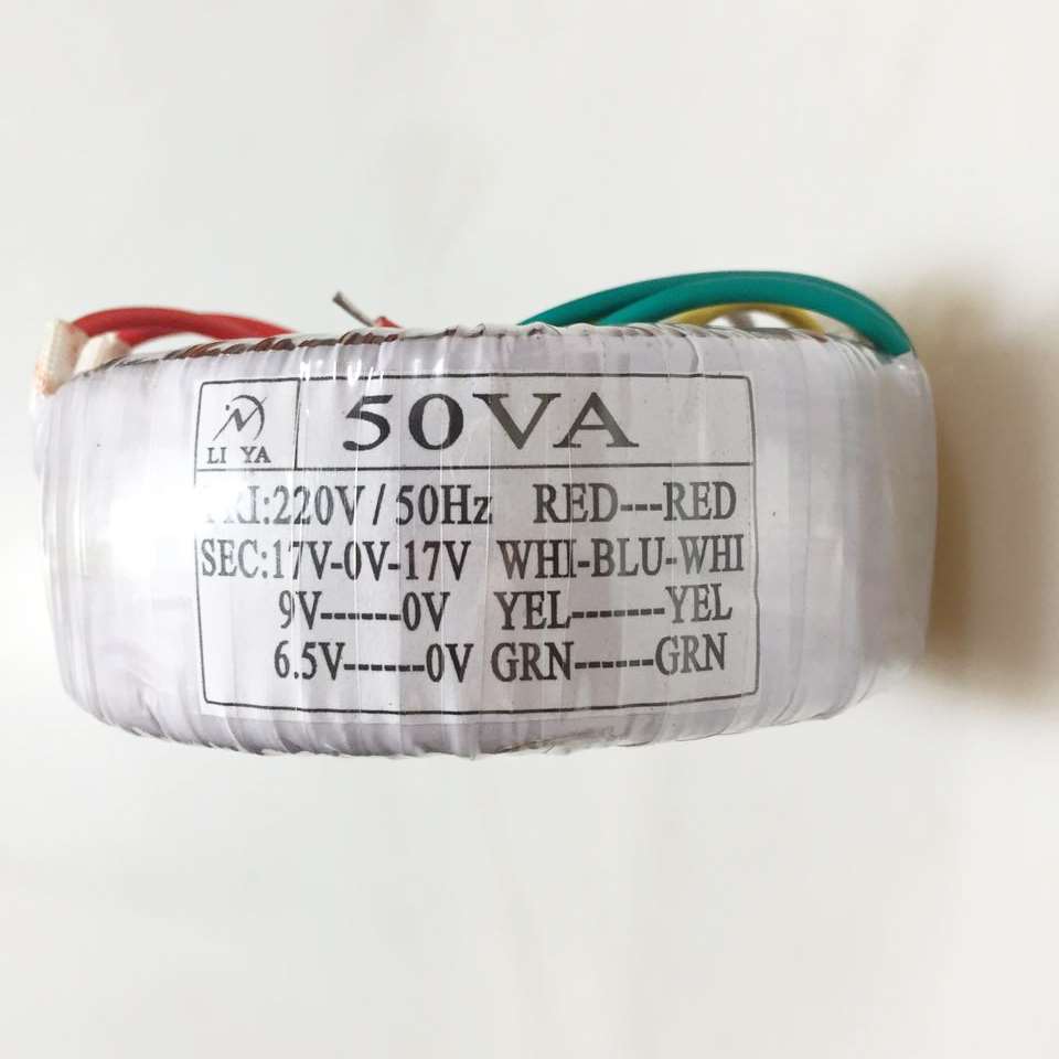 0W环形变压器 功放HI7I配F件电源 50W 双1V9V65压5V 电均可定制