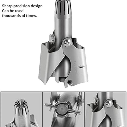好货PLUSURS Professional Mannual Nose&Ear Hair Trimmer for M