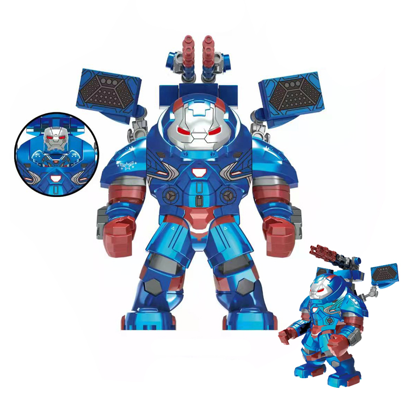 Big Size Locking Iron Heros Hulkbusters Figures Model Buildi