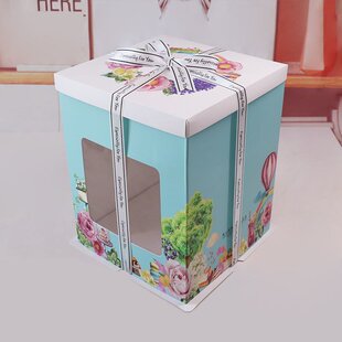 好货Egg J cake box birthday cake box packaging box/8/10/12/1