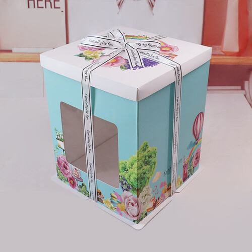 好货Egg J cake box birthday cake box packaging box/8/10/12/1