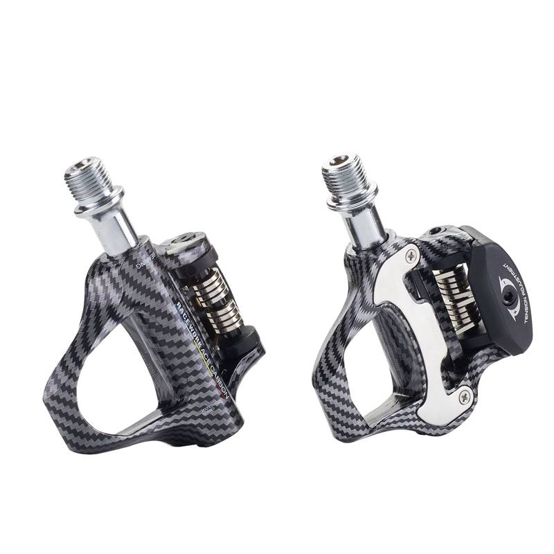 RACEWORK公路自行车锁踏超轻碳纤维培林105自锁脚踏R550配SPD卡鞋